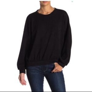 ⚡️SALE⚡️ Lush Black Crew Neck Sweater